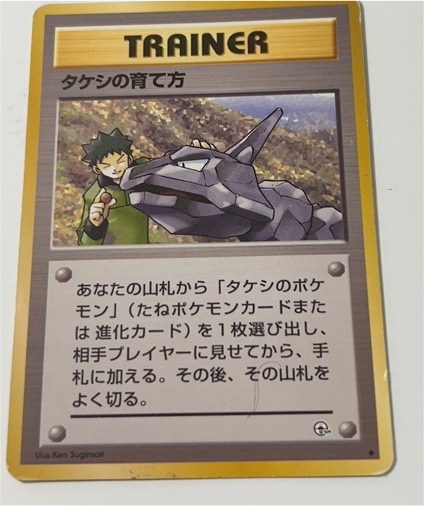 1996 Pokémon Trainer Brock's Training Method — front