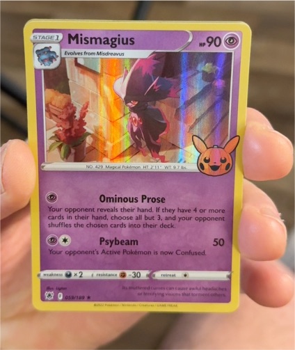 2022 Pokémon #059 Mismagius Trick or Trade Halloween — front