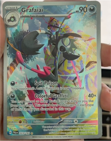 2023 Pokémon SV02: Paldea Evolved #223 Grafaiai — front