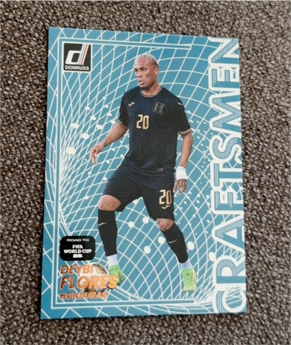 2025-26 Donruss Road to FIFA World Cup Craftsmen #10 Deybi Flores — front