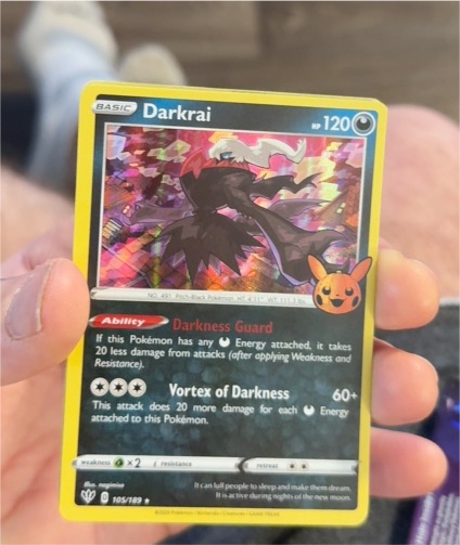 2020 Pokémon TCG #105 Darkrai — front