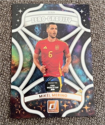 2025-26 Donruss Road to FIFA World Cup #23 Mikel Merino Zero Gravity — front