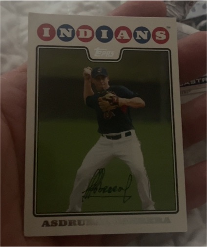 2008 Topps #617 Asdrubal Cabrera — front