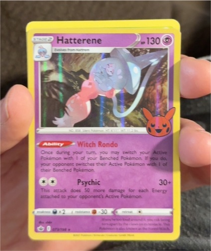 2021 Pokémon #073 Hatterene — front