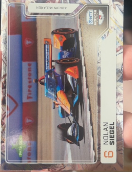2025 Parkside IndyCar #6 Nolan Siegel — front