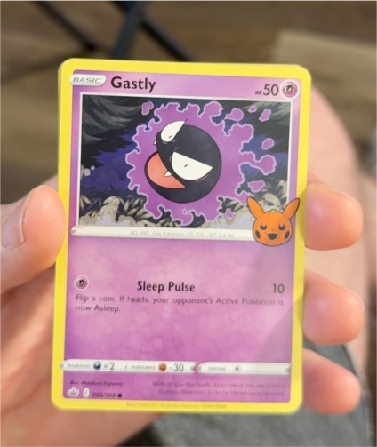 2022 Pokémon Trick or Trade #55 Gastly — front