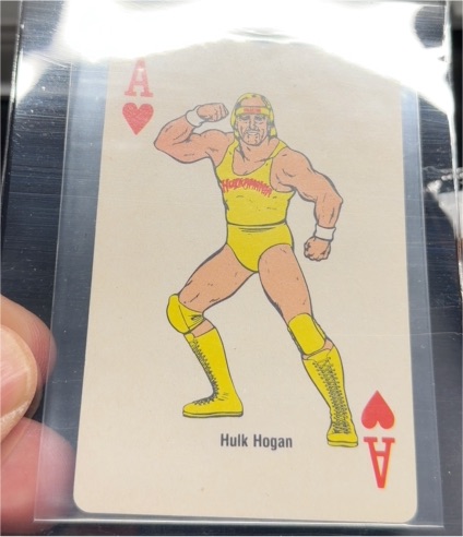 1988 Titan Sports WWF Superstars of Wrestling Hulk Hogan Ace of Hearts — front
