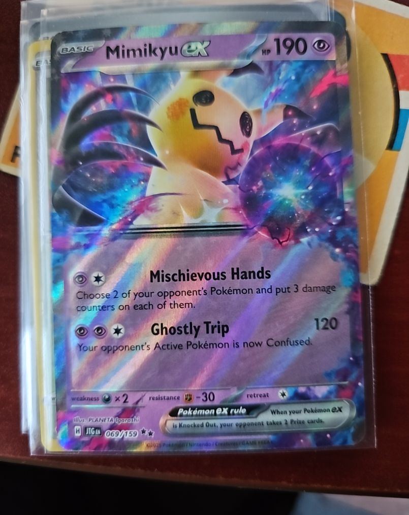 2025 Pokémon #069 Mimikyu ex — front