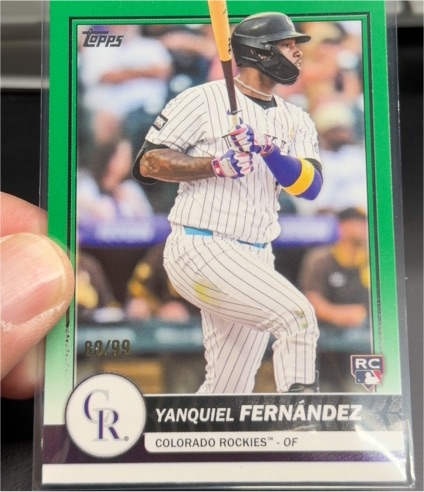 2026 Topps Flagship #31 Yanquiel Fernández — front