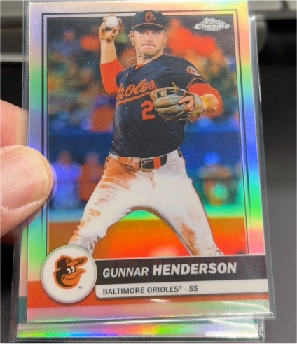 2026 Topps Chrome #87 Gunnar Henderson — front