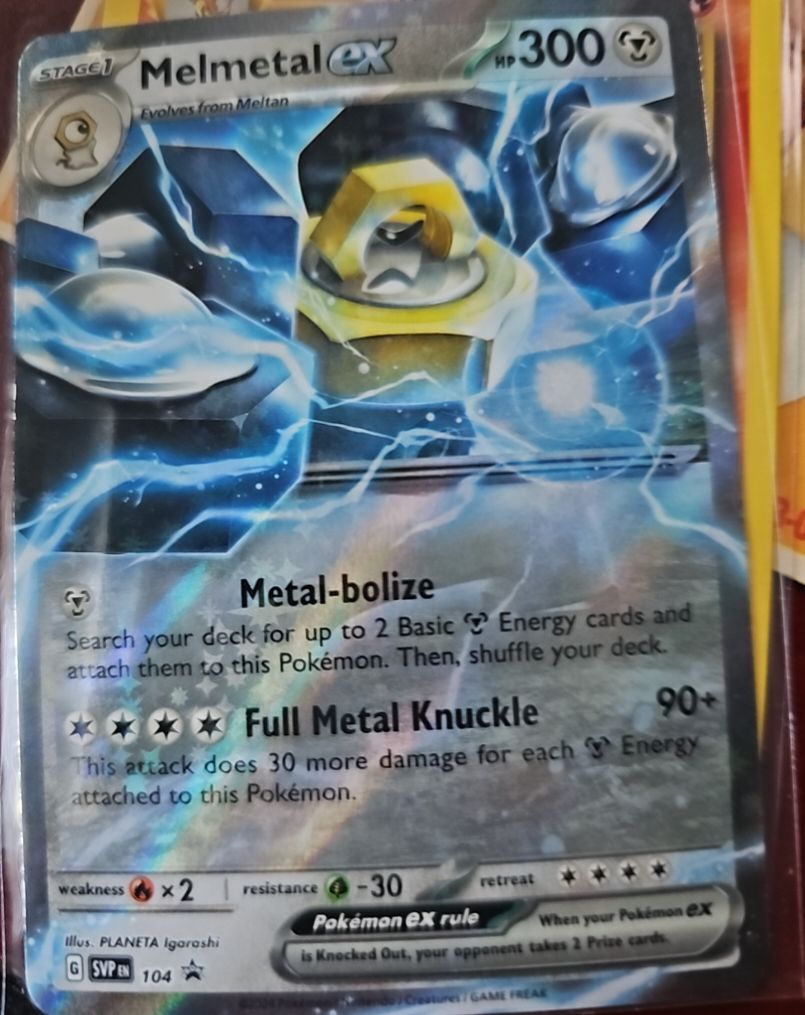 2024 Pokémon #104 Melmetal ex — front