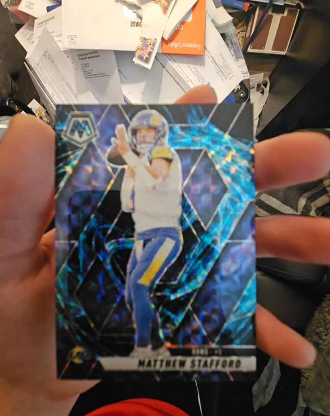 2023 Panini Mosaic #136 Matthew Stafford — front