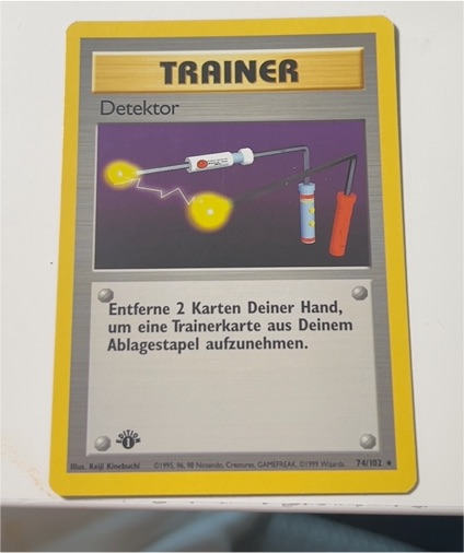 1999 Pokémon #74 Detektor — front