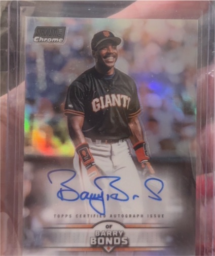 2025 Topps Stadium Club Chrome #90A-BBO Barry Bonds — front