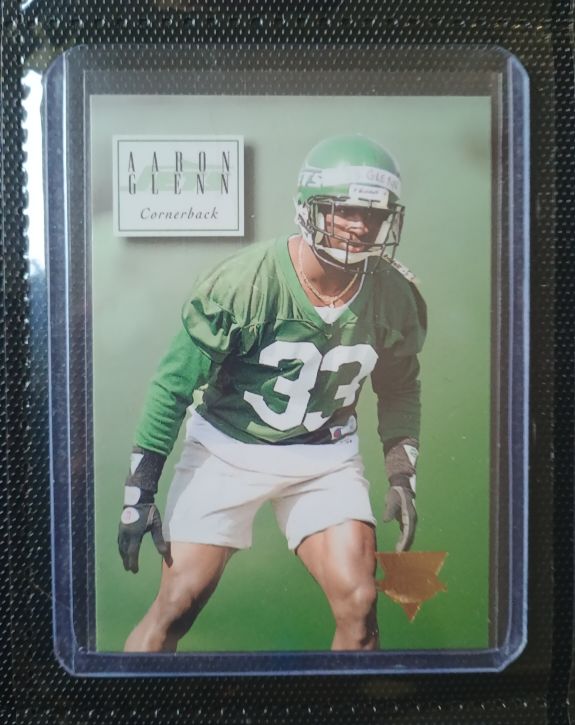 1994 SkyBox Premium #168 Aaron Glenn Rookie Card — front