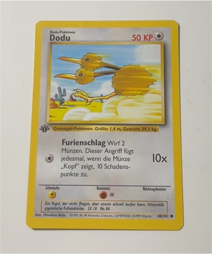 1999 Pokémon #48 Doduo — front