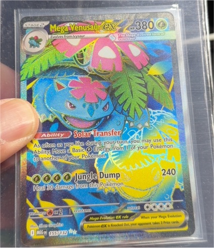 2016 Pokémon Mega Venusaur EX 155/132 — front