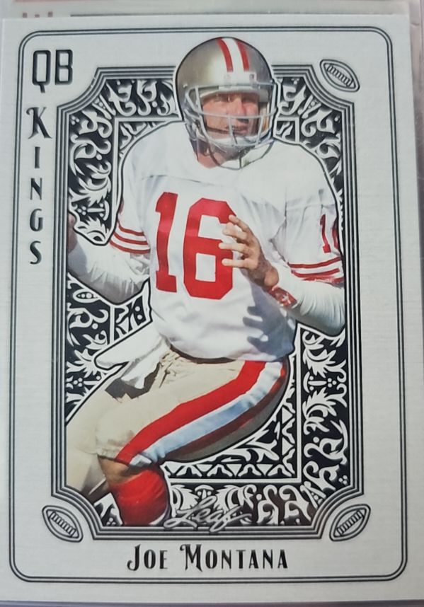 2024 Leaf #QBK-9 Joe Montana QB Kings — front