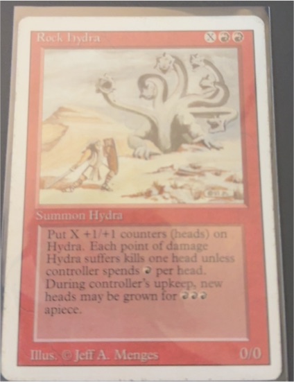 1994 Magic: The Gathering #103 Rock Hydra — front