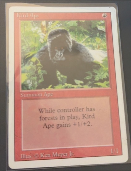 1994 Magic: The Gathering Revised Edition Kird Ape — front