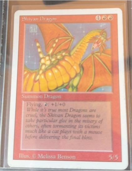 1994 Magic: The Gathering #Shivan Dragon — front