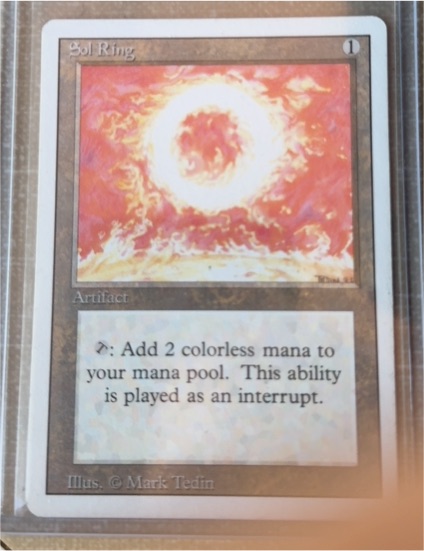 1993 Magic: The Gathering Sol Ring Revised Edition — front
