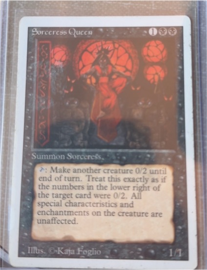 1994 Magic: The Gathering Sorceress Queen Revised Edition — front