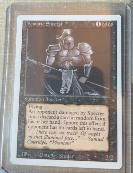 1994 Magic: The Gathering Hypnotic Specter Revised Edition — front