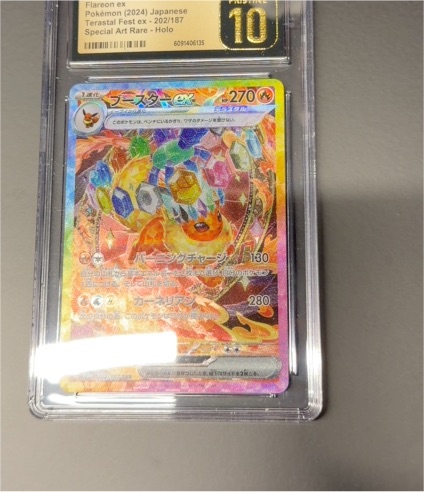 2024 Pokémon #202 Flareon EX Terastal Festival Special Art Rare Holo — front