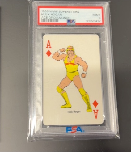 1988 WWF Superstars Ace of Diamonds Hulk Hogan — front