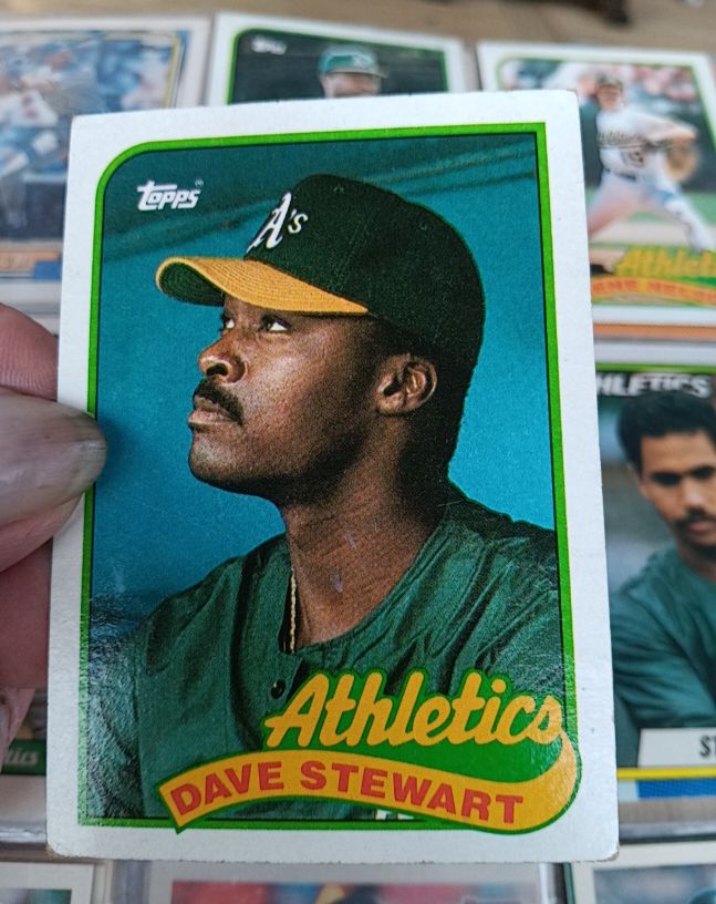 1989 Topps #145 Dave Stewart — front