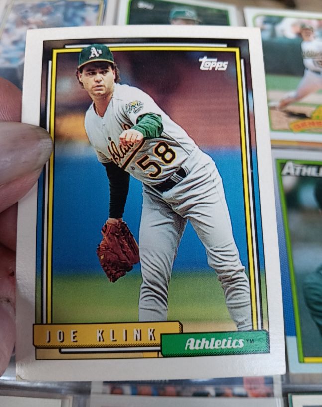 1992 Topps #678 Joe Klink — front