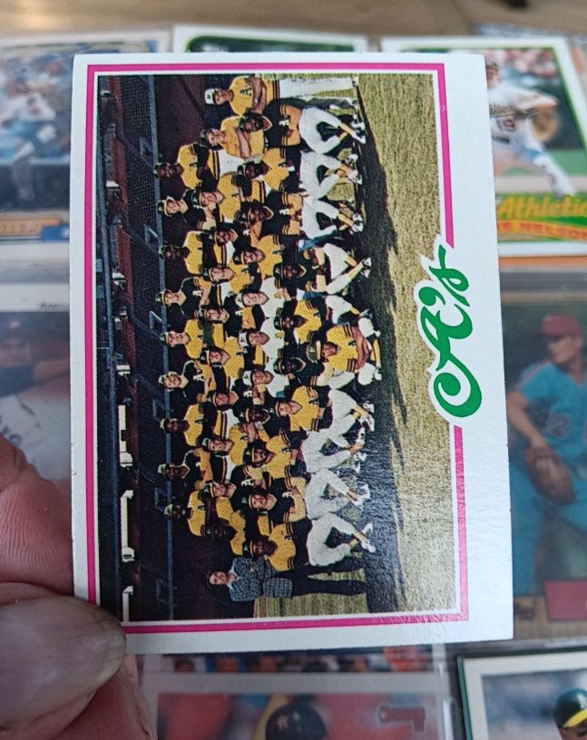 1978 Topps #577 Oakland Athletics Team — front