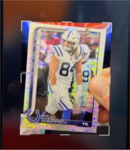 2025 Topps Chrome #346 Tyler Warren — front