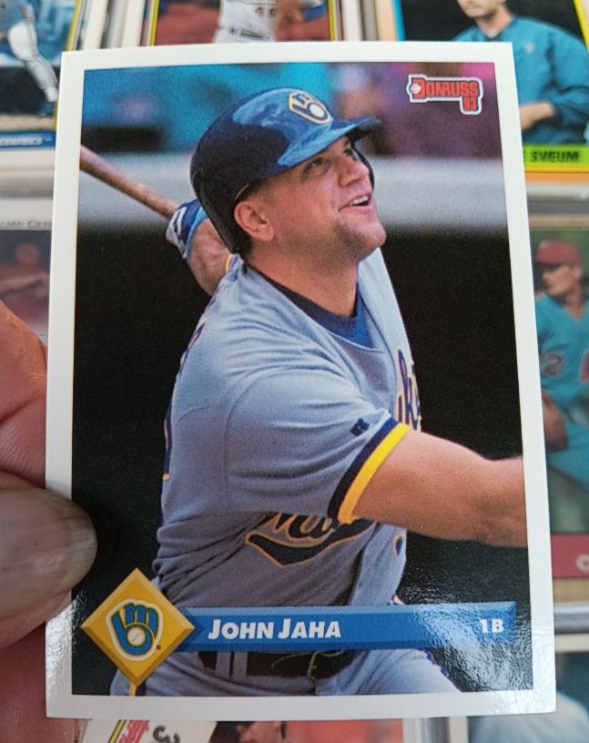 1993 Donruss #207 John Jaha — front