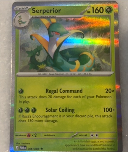 2020 Pokémon Perfect Order #006 Serperior — front