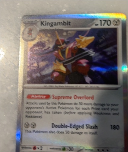 2023 Pokémon Ascended Heroes #148 Kingambit — front