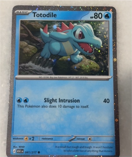 2026 Pokémon Ascended Heroes #041 Totodile — front