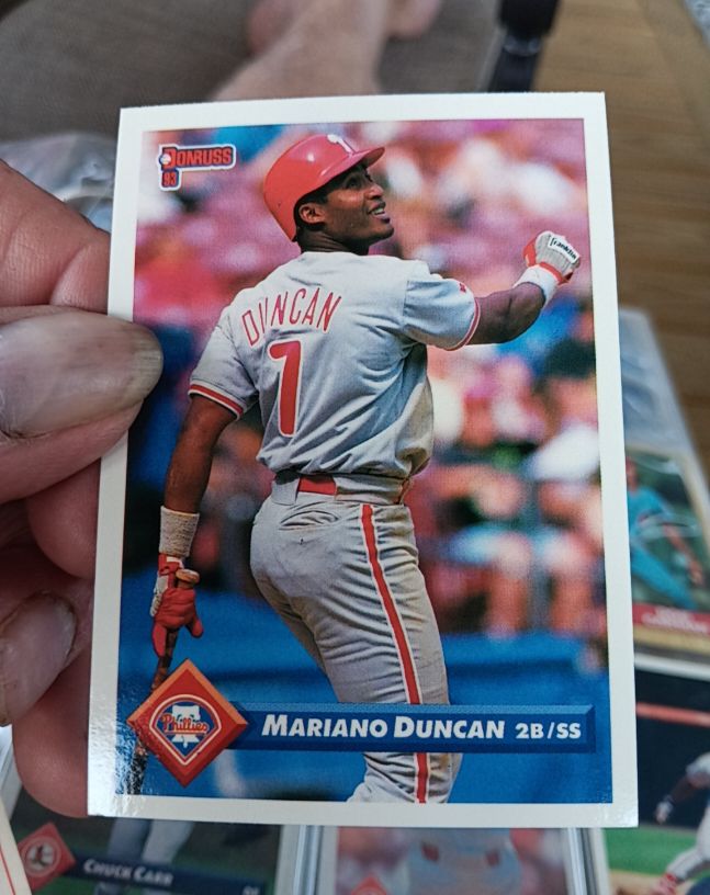 1993 Donruss #382 Mariano Duncan — front