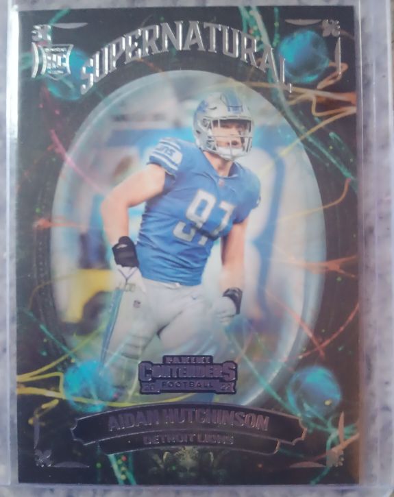 2022 Panini Contenders #SN-AHU Aidan Hutchinson Supernatural — front