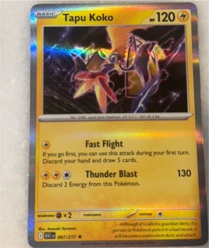 2026 Pokémon TCG #067 Tapu Koko — front