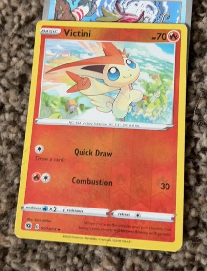 2022 Pokemon Battle Academy #007 Victini — front