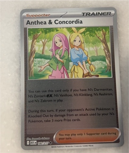 2026 Pokémon Ascended Heroes #182 Anthea & Concordia — front