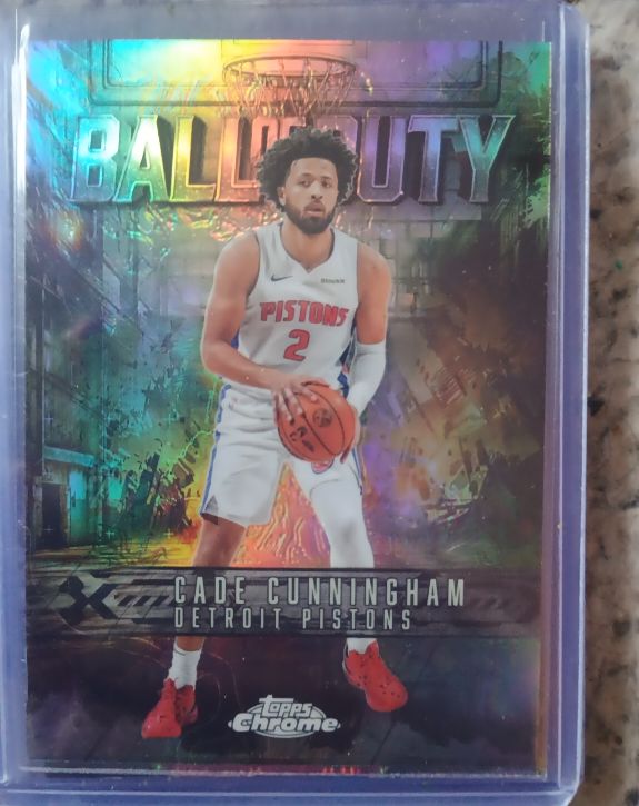 2025-26 Topps Chrome #BD-11 Cade Cunningham Ball Of Duty — front