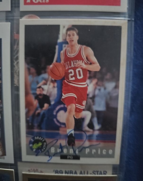 1993 NBA Hoops #20 Brent Price — front