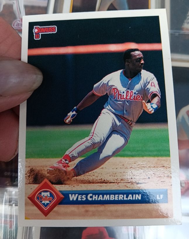 1993 Donruss #304 Wes Chamberlain — front