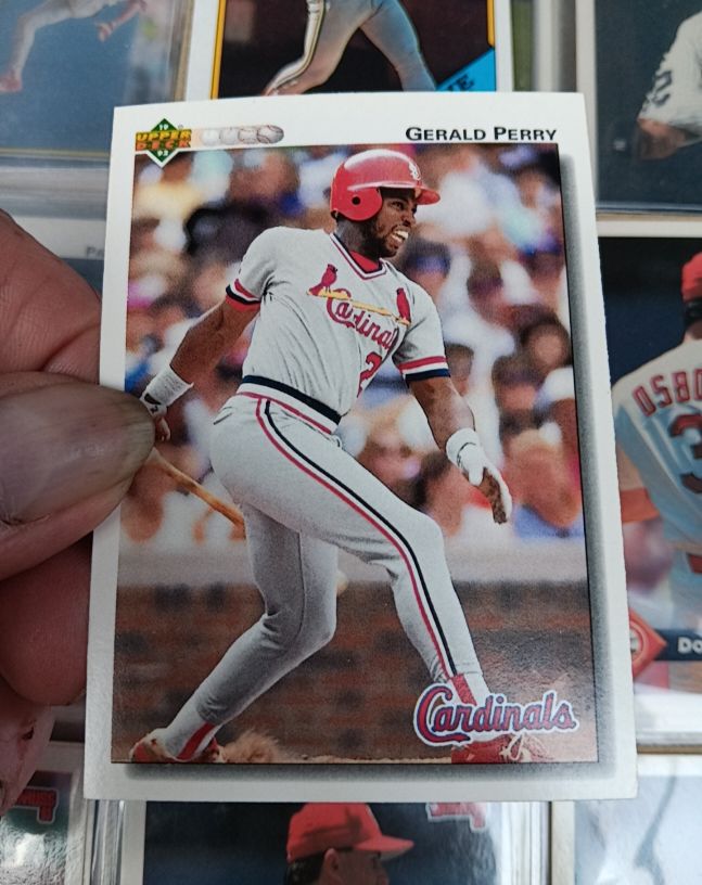 1992 Upper Deck #690 Gerald Perry — front