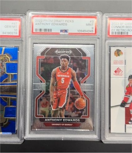 2022 Panini Prizm Draft Picks #3 Anthony Edwards — front