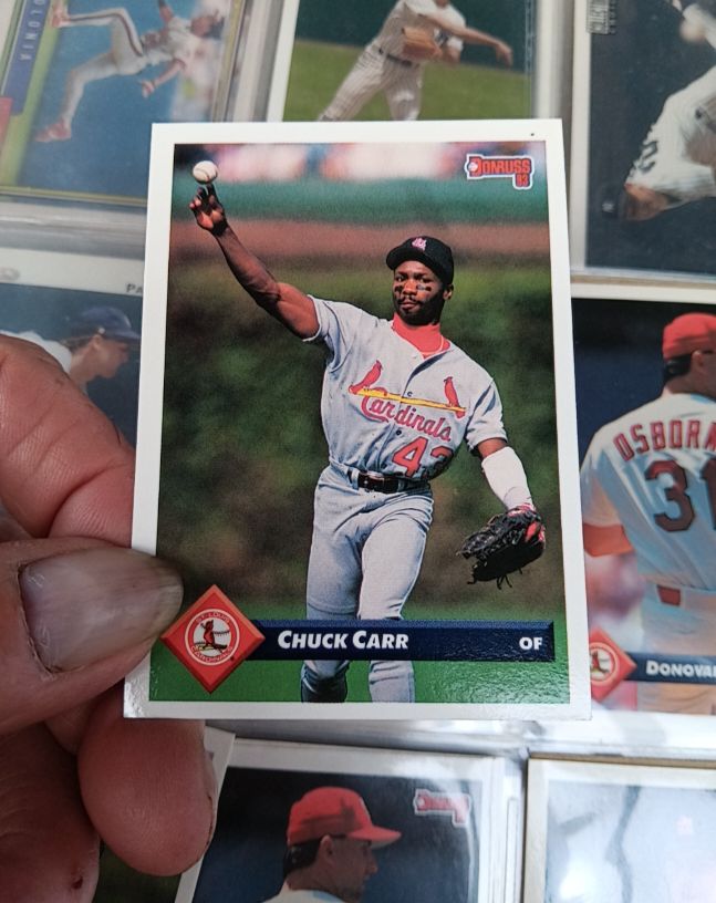 1993 Donruss #124 Chuck Carr — front