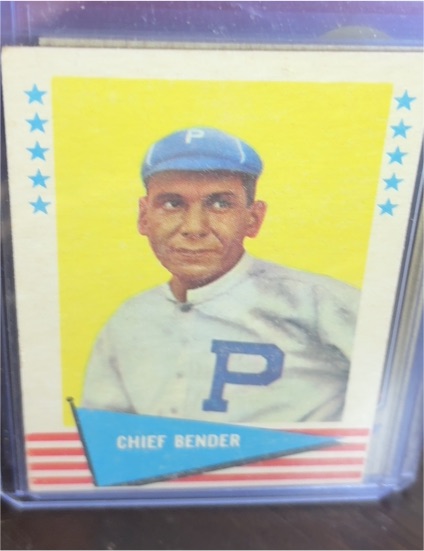 1961 Fleer Baseball Greats #8 Chief Bender — front